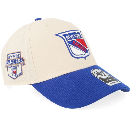 NHL Beige adjustable Keps New York Rangers Replica Sure Shot Mvp Natural/Royal Adjustable